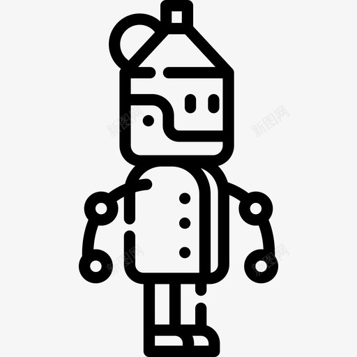 樵夫奇异的人物直率的图标svg_新图网 https://ixintu.com 奇异的人物 樵夫 直率的