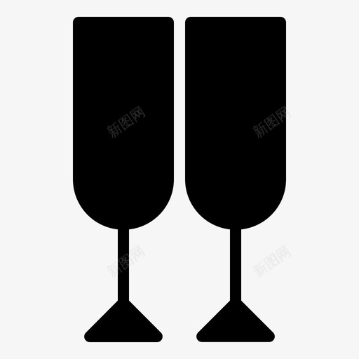 玻璃圣诞节饮料图标svg_新图网 https://ixintu.com 冬季 圣诞节 圣诞节和冬季雕文 玻璃 醉酒 饮料