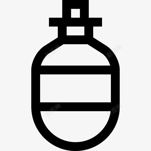 手榴弹彩弹2直线型图标svg_新图网 https://ixintu.com 彩弹2 手榴弹 手榴弹卡通矢量素材 直线型