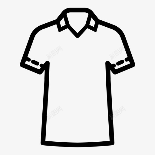 t恤休闲衣服图标svg_新图网 https://ixintu.com t恤 休闲 衣服