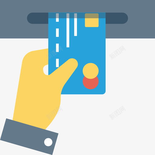 Atm银行和金融8平图标svg_新图网 https://ixintu.com Atm 平 银行和金融8