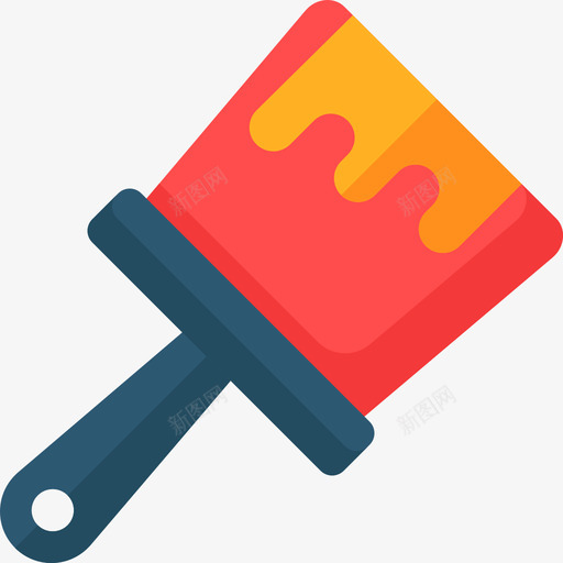 油漆刷diy工艺品4扁平图标svg_新图网 https://ixintu.com diy工艺品4 扁平 油漆刷