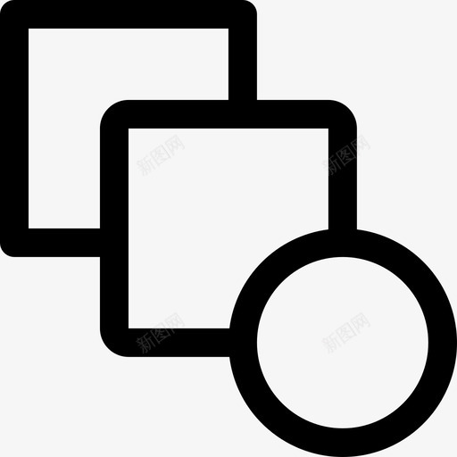 形状元素线性图标svg_新图网 https://ixintu.com 形状 线性 设计元素