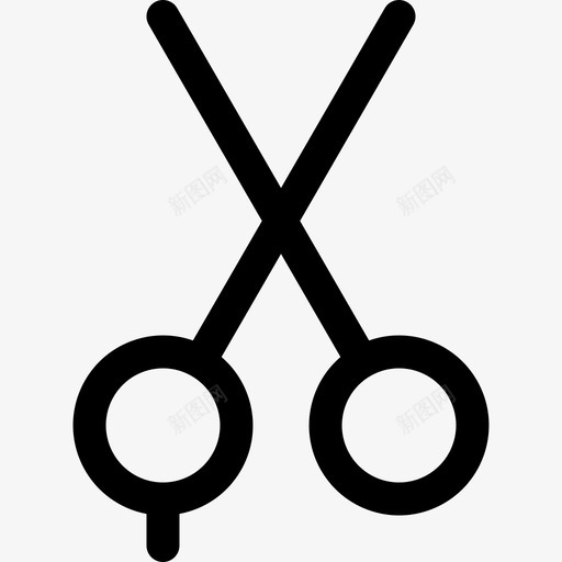 剪刀普通艺术13线状图标svg_新图网 https://ixintu.com 剪刀 普通艺术13 线状