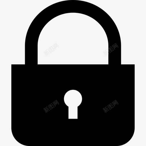挂锁商务72填充图标svg_新图网 https://ixintu.com 商务72 填充 挂锁