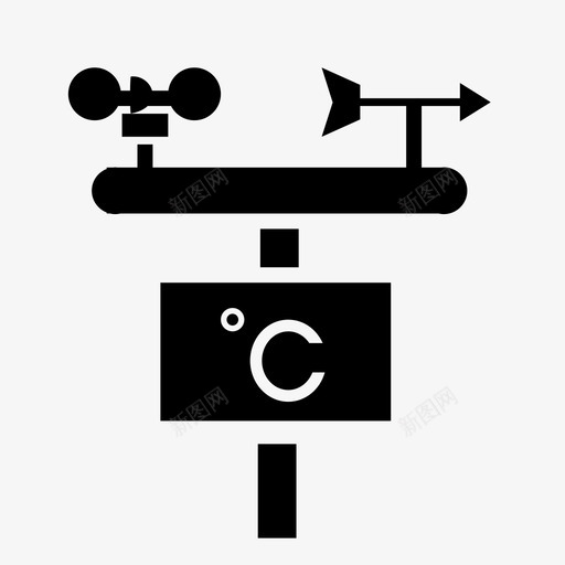 气象站_1svg_新图网 https://ixintu.com 气象站_1