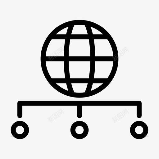 链接连接部署分散图标svg_新图网 https://ixintu.com ios 传播 分散 用户界面概述 网页设计 营销 部署 链接连接