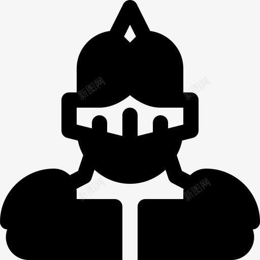 骑士皇室7填充图标svg_新图网 https://ixintu.com 填充 皇室7 骑士