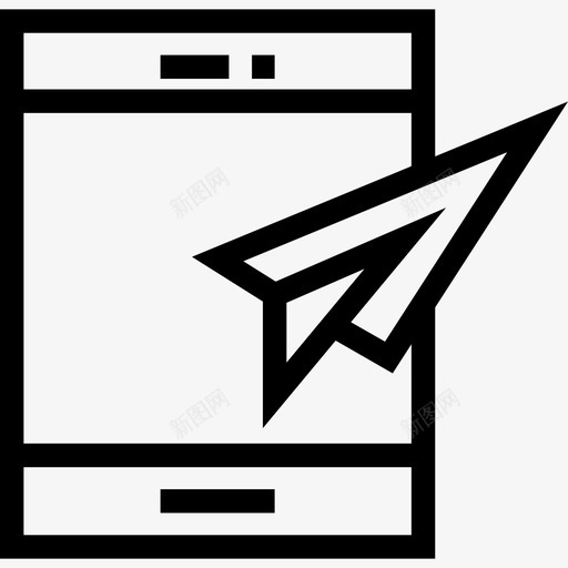 智能手机搜索引擎优化营销7线性图标svg_新图网 https://ixintu.com 搜索引擎优化营销7 智能手机 线性