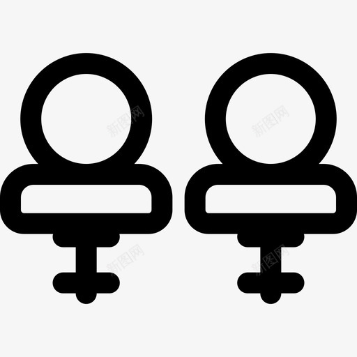 袖扣奢侈品商店10直线型图标svg_新图网 https://ixintu.com 奢侈品商店10 直线型 袖扣