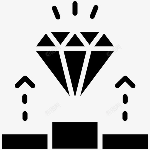持续改进进步发展图标svg_新图网 https://ixintu.com it工作场所字形图标 发展 持续改进 效率水平 进步