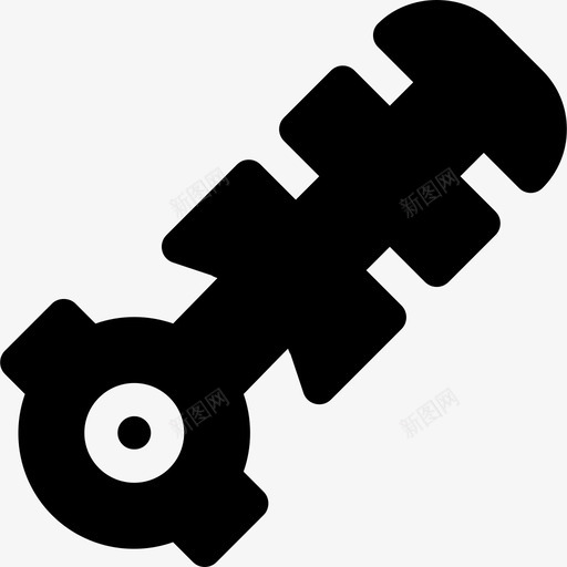 活塞座圈8已填充图标svg_新图网 https://ixintu.com 已填充 座圈8 活塞