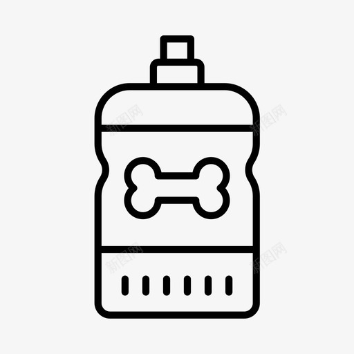 狗洗发水宠物宠物店图标svg_新图网 https://ixintu.com 宠物 宠物店 小狗 狗洗发水