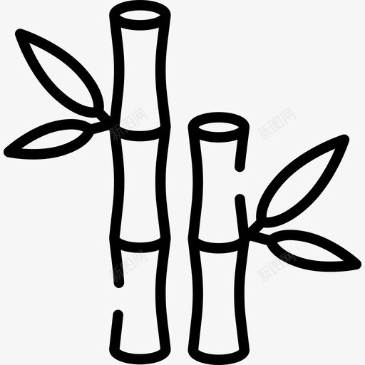 竹子diy工艺品6直系图标svg_新图网 https://ixintu.com diy工艺品6 直系 竹子