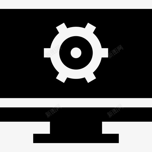 设置数字营销22已填充图标svg_新图网 https://ixintu.com 已填充 数字营销22 设置