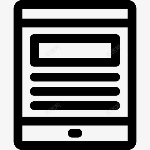 平板电脑响应式12线性图标svg_新图网 https://ixintu.com 响应式设计12 平板电脑 线性