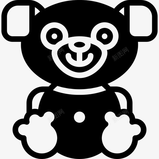 小狗玩具15填充图标svg_新图网 https://ixintu.com 填充 小狗 玩具15