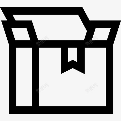 信纸盒信纸16线性图标svg_新图网 https://ixintu.com 信纸16 信纸盒 线性
