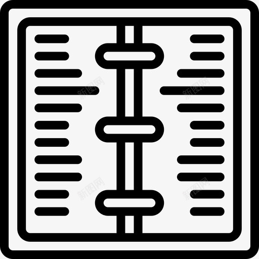 文件夹信纸12线性图标svg_新图网 https://ixintu.com 信纸12 文件夹 线性