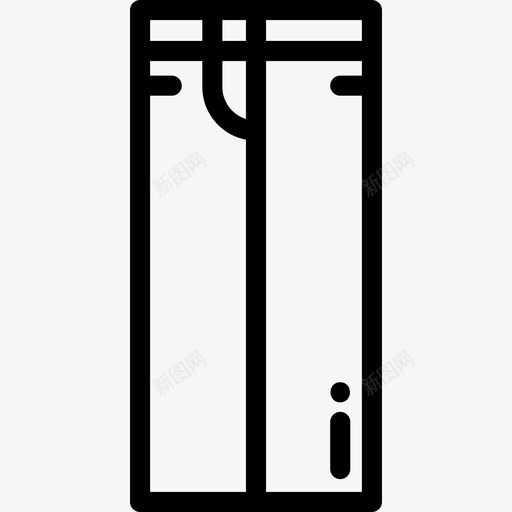 裤子奢侈品商店7直线型图标svg_新图网 https://ixintu.com 奢侈品商店7 直线型 裤子