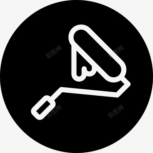 画笔艺术3填充图标svg_新图网 https://ixintu.com 填充 画笔 艺术3