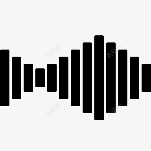 录音音频均衡器图标svg_新图网 https://ixintu.com 均衡器 声波 声音 录音 音频