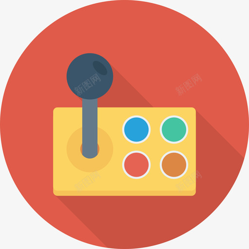 操纵杆网页用户界面圆形图标svg_新图网 https://ixintu.com 圆形 操纵杆 网页设计用户界面