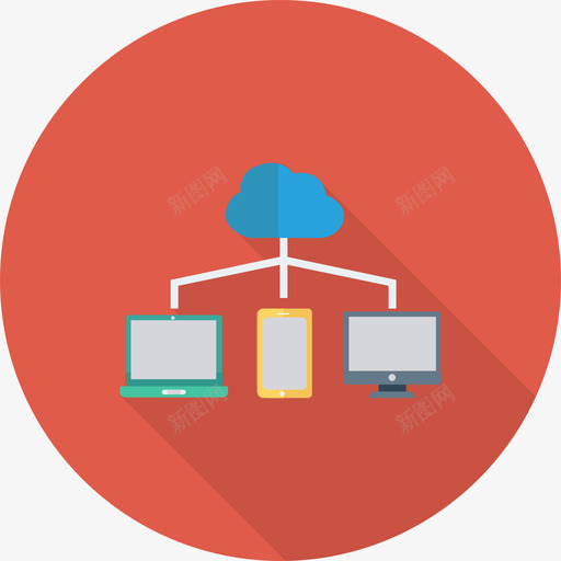 网络网络和通信2循环图标svg_新图网 https://ixintu.com 循环 网络 网络和通信2