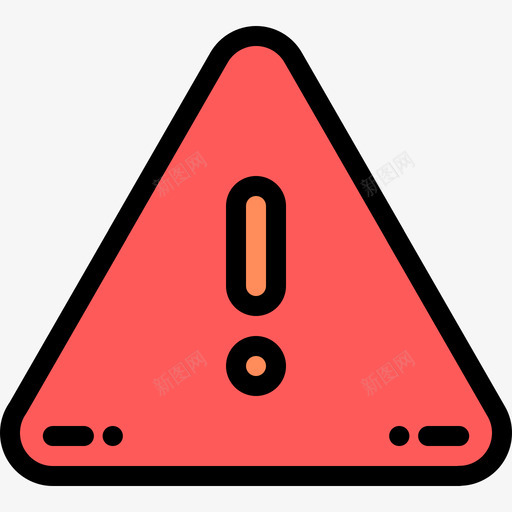 警告网络犯罪5线颜色图标svg_新图网 https://ixintu.com 线颜色 网络犯罪5 警告