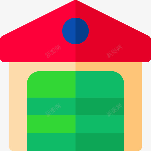 车库房地产46公寓图标svg_新图网 https://ixintu.com 公寓 房地产46 车库