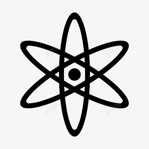 原子生物化学图标svg_新图网 https://ixintu.com 化学 原子 原子核 教育 生物 科学