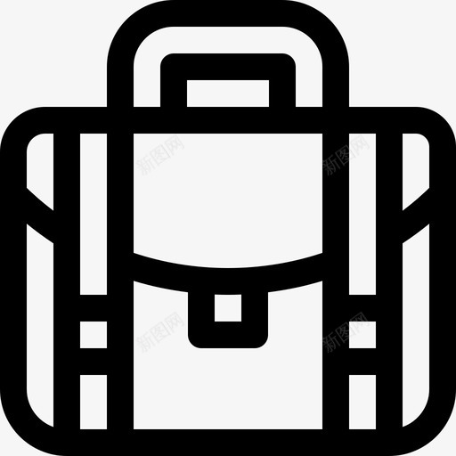 手提箱团队合作13直线型图标svg_新图网 https://ixintu.com 团队合作13 手提箱 直线型