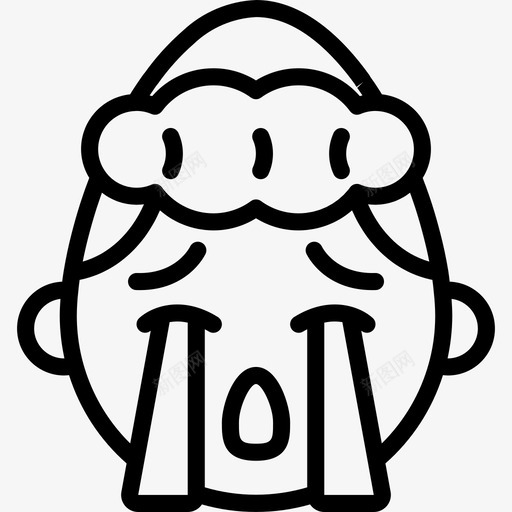 哭泣表情3直系图标svg_新图网 https://ixintu.com 哭泣 直系 表情3