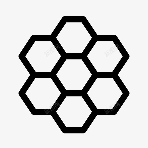 蜂巢蜜蜂六边形图标svg_新图网 https://ixintu.com 2018年8月30日 六边形 图案 蜂巢 蜜蜂