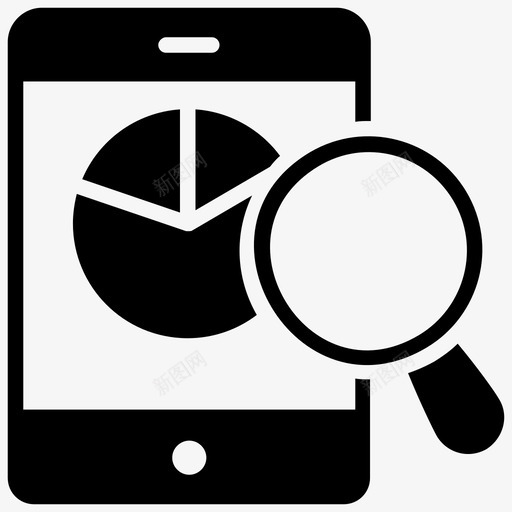 业务监控数据分析数据可视化图标svg_新图网 https://ixintu.com 业务监控 会计审计字形图标 在线数据 平板电脑 数据分析 数据可视化 移动用户界面