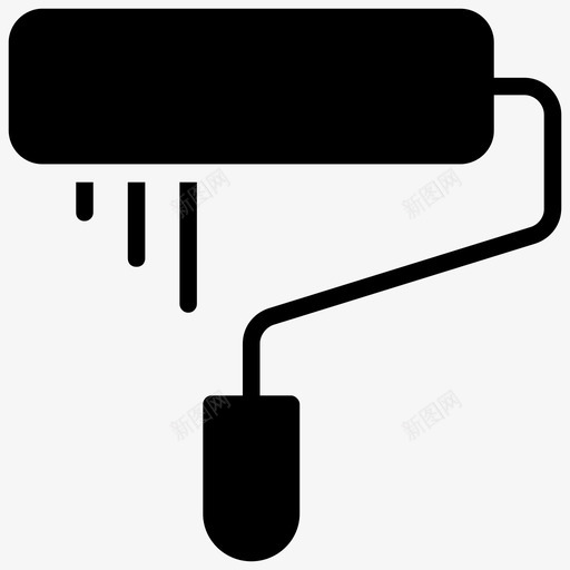 画笔画画工具内容产品字形图标svg_新图网 https://ixintu.com 内容设计产品字形图标 画画工具 画笔