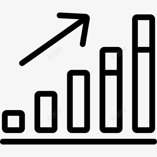 利润业务80直线图标svg_新图网 https://ixintu.com 业务80 利润 直线