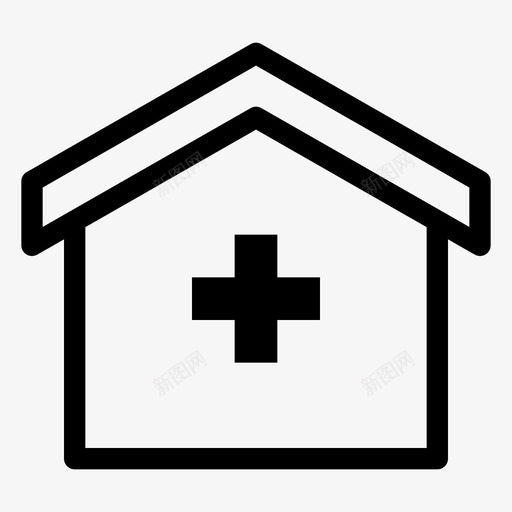 诊所医院医疗图标svg_新图网 https://ixintu.com 2018年9月13日 医疗 医院 疗养院 药房 诊所