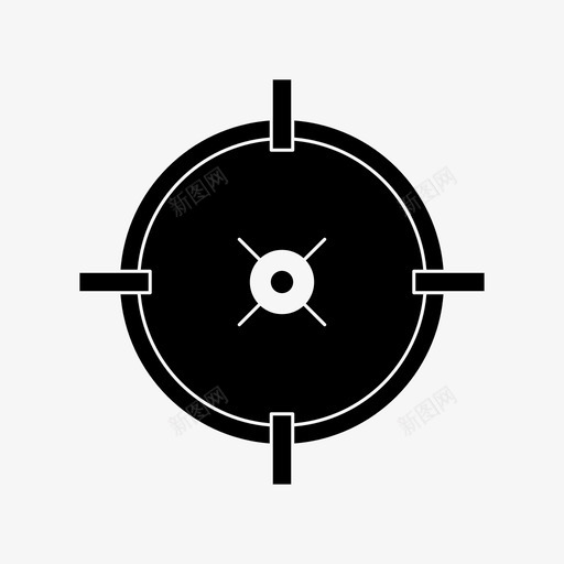 目标位置目标十字线图标svg_新图网 https://ixintu.com 10个地图位置 十字线 焦点 目标 目标位置
