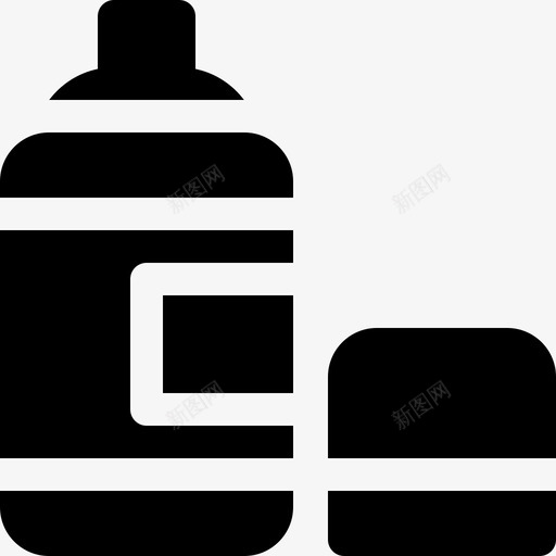 喷雾嘻哈5填充图标svg_新图网 https://ixintu.com 喷雾 嘻哈5 填充