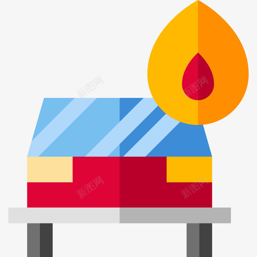 着火的汽车消防局9号公寓图标svg_新图网 https://ixintu.com 公寓 消防局9号 着火的汽车