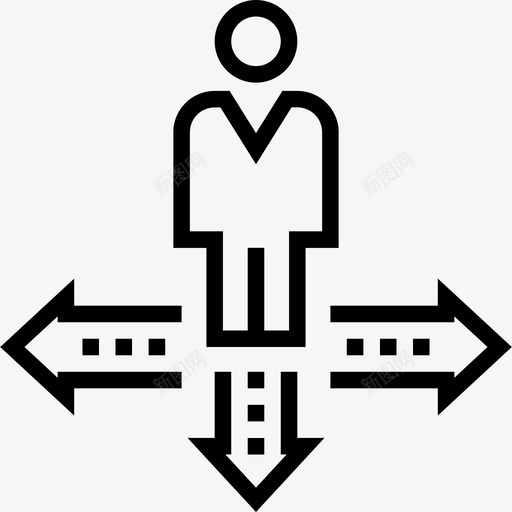 Stickman项目管理4直线型图标svg_新图网 https://ixintu.com Stickman 直线型 项目管理4