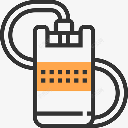 机械工业仪器黄影图标svg_新图网 https://ixintu.com 工业仪器 机械 黄影