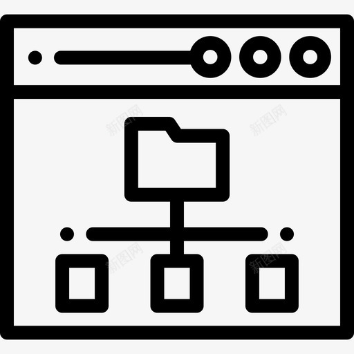 层级结构团队合作17直线型图标svg_新图网 https://ixintu.com 团队合作17 层级结构 直线型