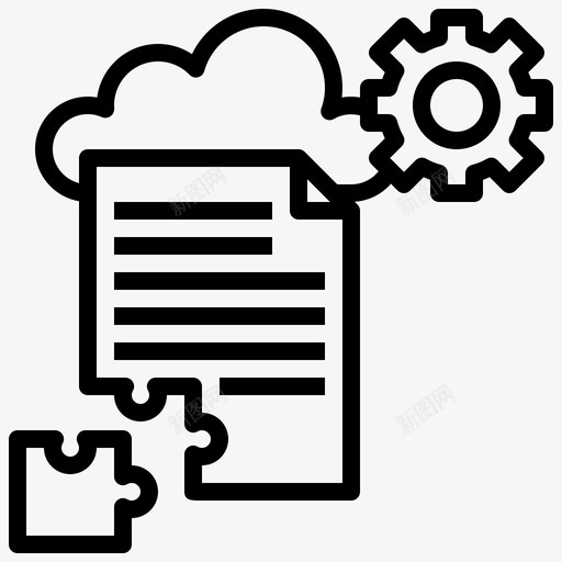 解决问题商人云图标svg_新图网 https://ixintu.com 云 云技术 商人 工人 经理 解决问题
