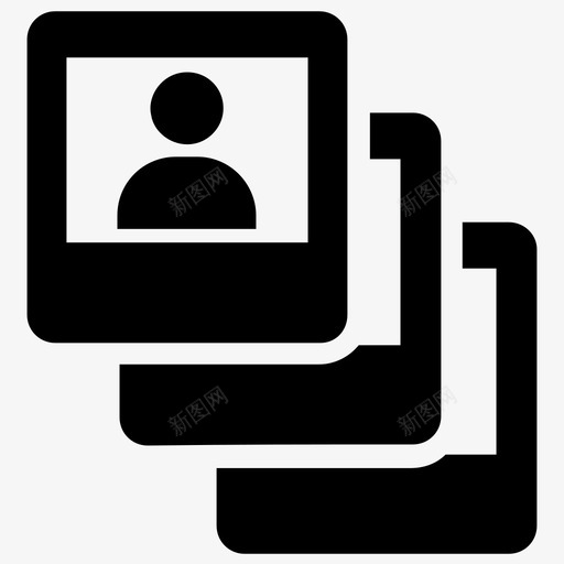 相册风景图标svg_新图网 https://ixintu.com 图片 摄影 摄影设备字形图标 相册 风景图片