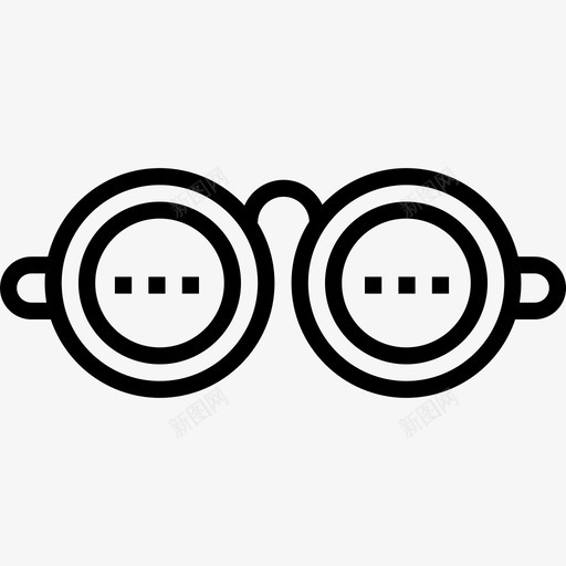 眼镜ui接口16线性图标svg_新图网 https://ixintu.com ui接口16 眼镜 线性