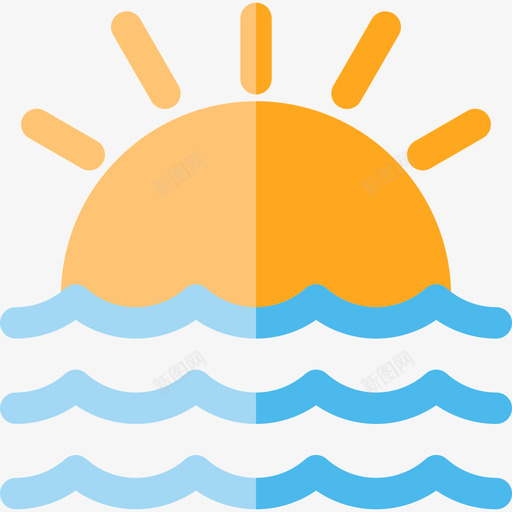日落冒险之旅公寓图标svg_新图网 https://ixintu.com 公寓 冒险之旅 日落
