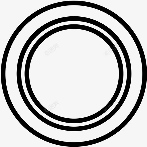 盘子厨师烹饪图标svg_新图网 https://ixintu.com 厨师 厨房 厨房工具集轮廓 烹饪 盘子