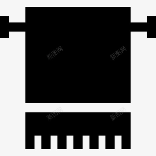 毛巾健康spa2填充图标svg_新图网 https://ixintu.com 健康spa2 填充 毛巾